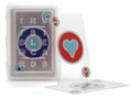 Waterproof Transparent Playing Cards by Kikkerland – Travel & Beach Deck