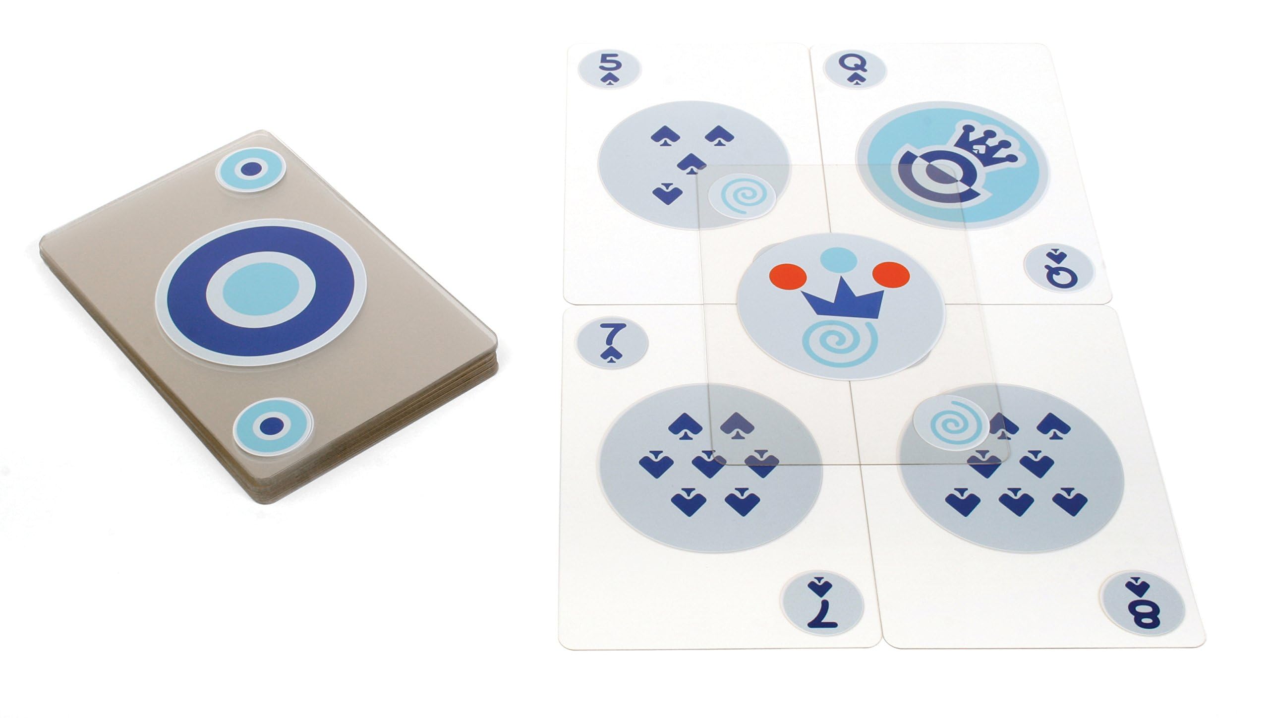 Waterproof Transparent Playing Cards by Kikkerland – Travel & Beach Deck