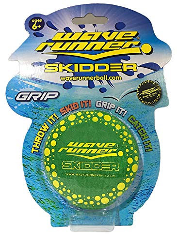 Wave Runner Water Bouncing Frisbee – The 3-Inch Skidder That Skips Across Water (Color May Vary)