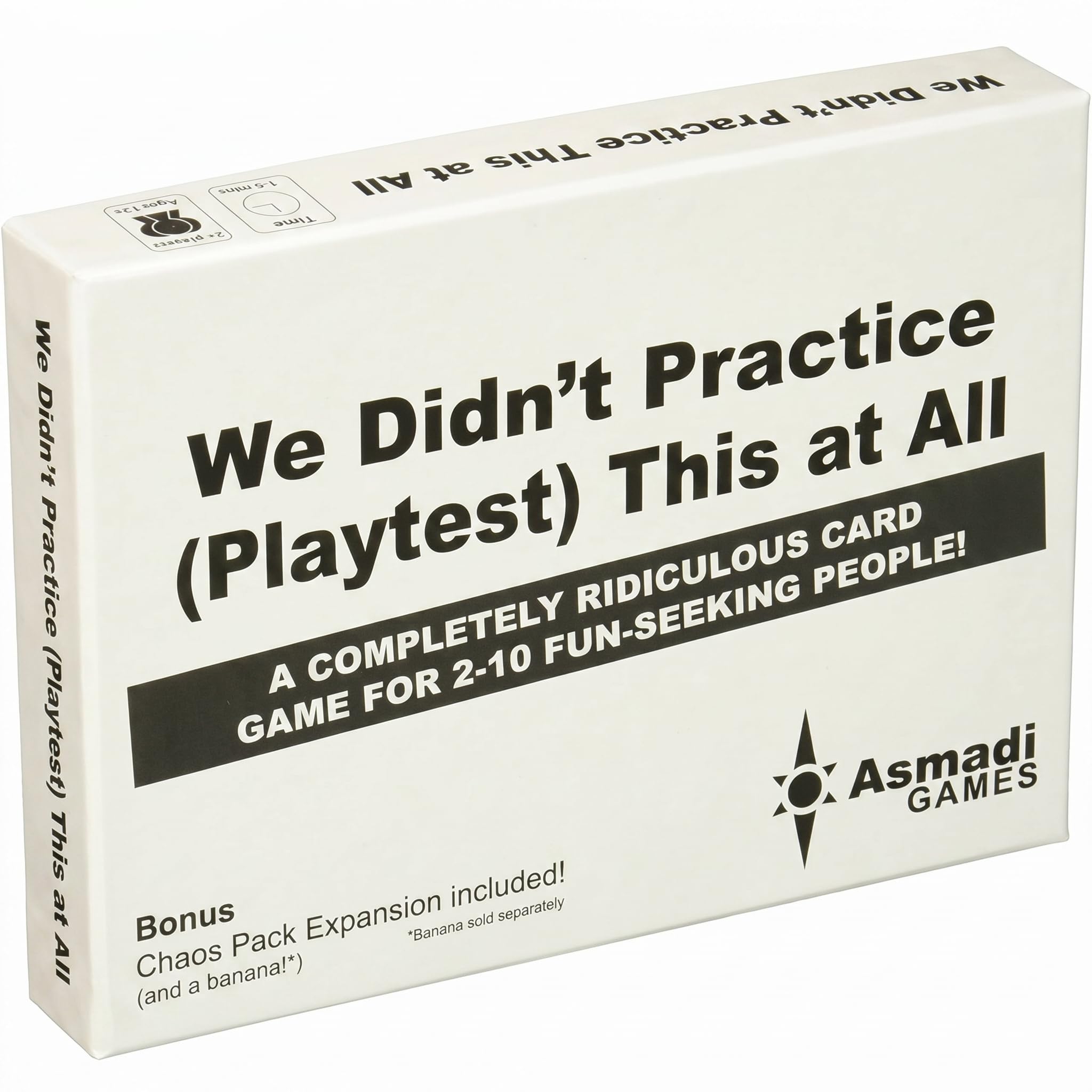 We Didn't Playtest This at All with Chaos Pack – Fast Party Card Game for 2–15 Players