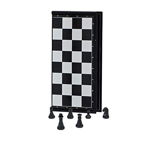 WE Games 8-Inch Travel Chess Set with Magnetic Pieces and Foldable Board