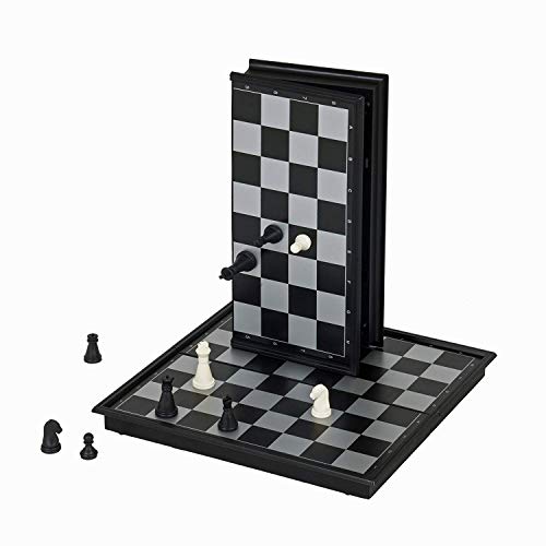 WE Games 8-Inch Travel Chess Set with Magnetic Pieces and Foldable Board