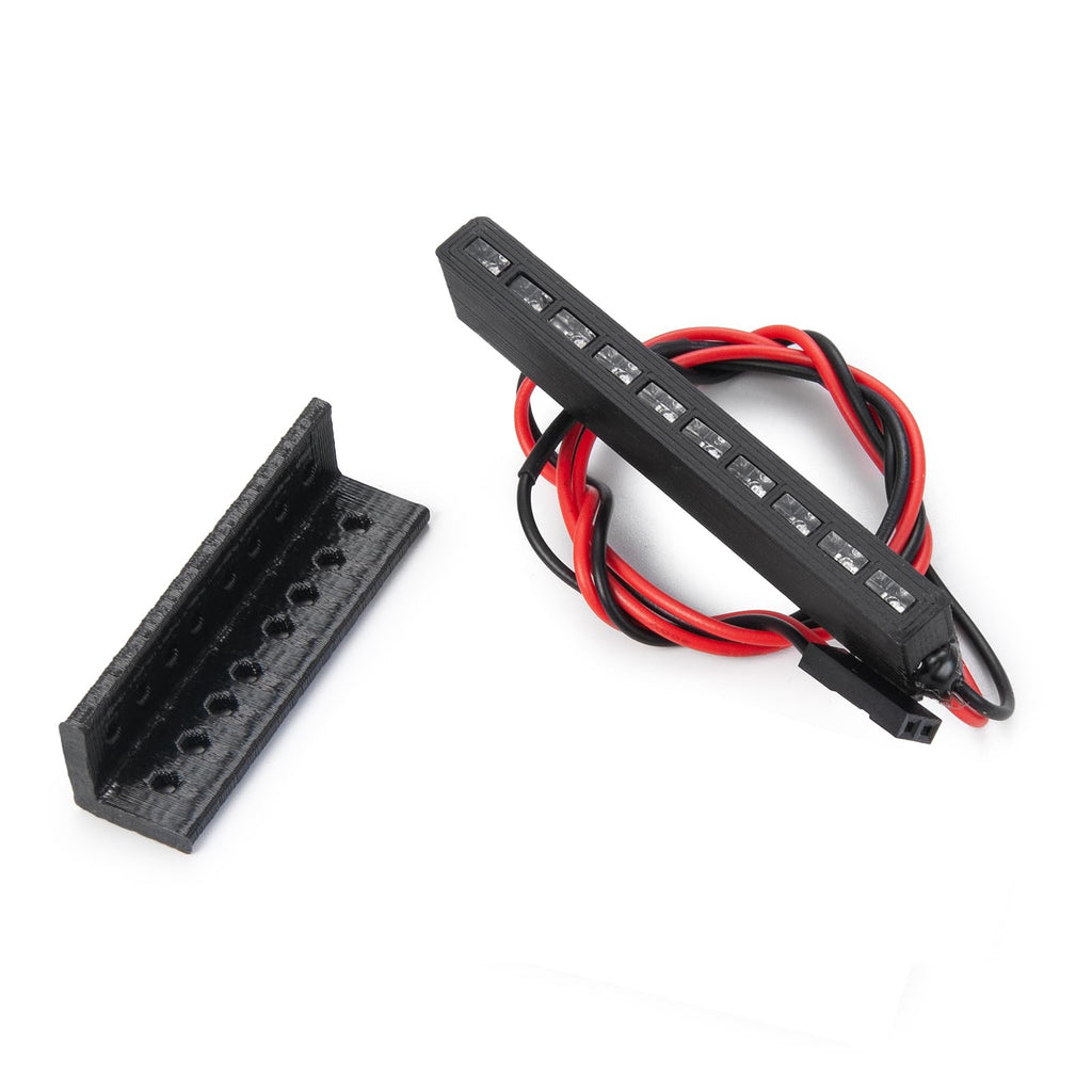 WEFEINO 65mm Red LED Brake Light for 1/10 RC Crawlers (SCX10, TRX4, RR10, D90)