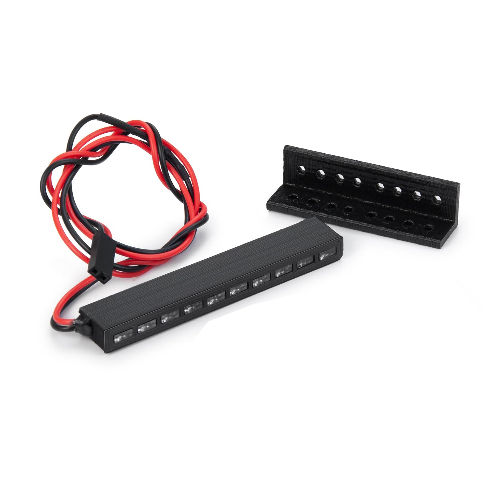 WEFEINO 65mm Red LED Brake Light for 1/10 RC Crawlers (SCX10, TRX4, RR10, D90)