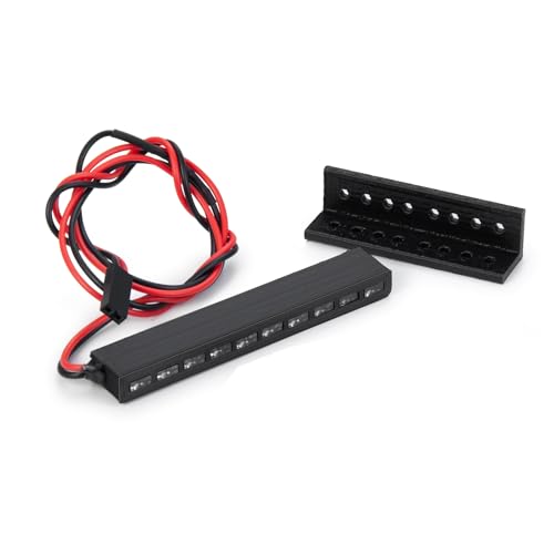 WEFEINO 65mm Red LED Brake Light for 1/10 RC Crawlers (SCX10, TRX4, RR10, D90)