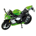 Welly 1:18 Die-Cast Kawasaki Ninja ZX-10R (2009) Green Motorcycle Model
