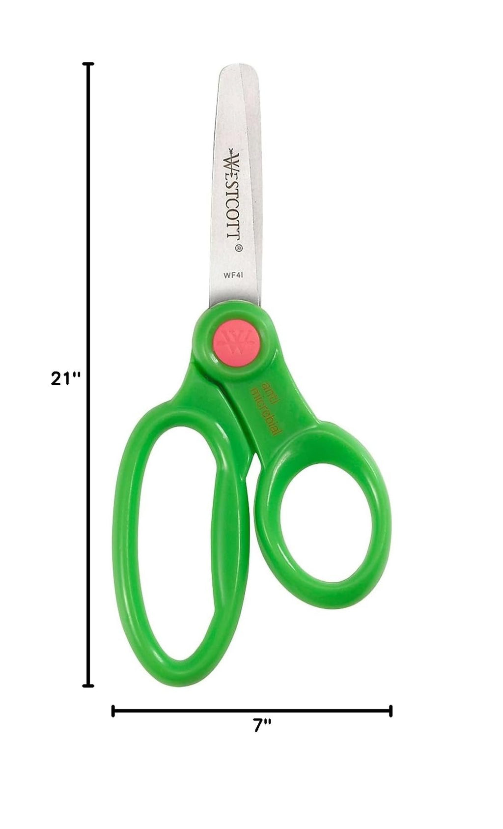 Westcott 5-Inch Blunt Safety Scissors 12-Pack - Left & Right Handed for Kids Ages 4-8