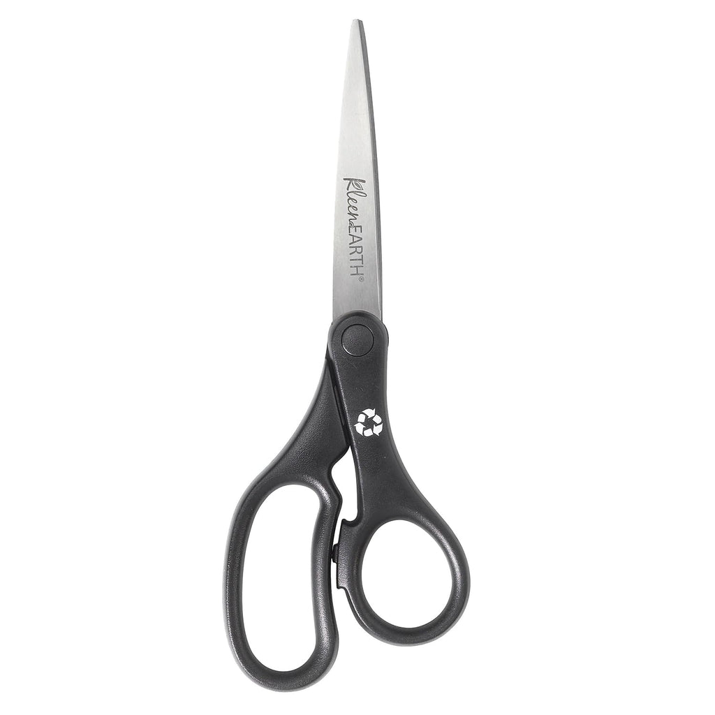 Westcott KleenEarth 8-Inch Scissors - Recycled Materials, Medium Duty, Left/Right Hand Use