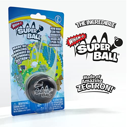 Wham-O Superball with Zectron – Original High-Bounce Ball for Outdoor Play