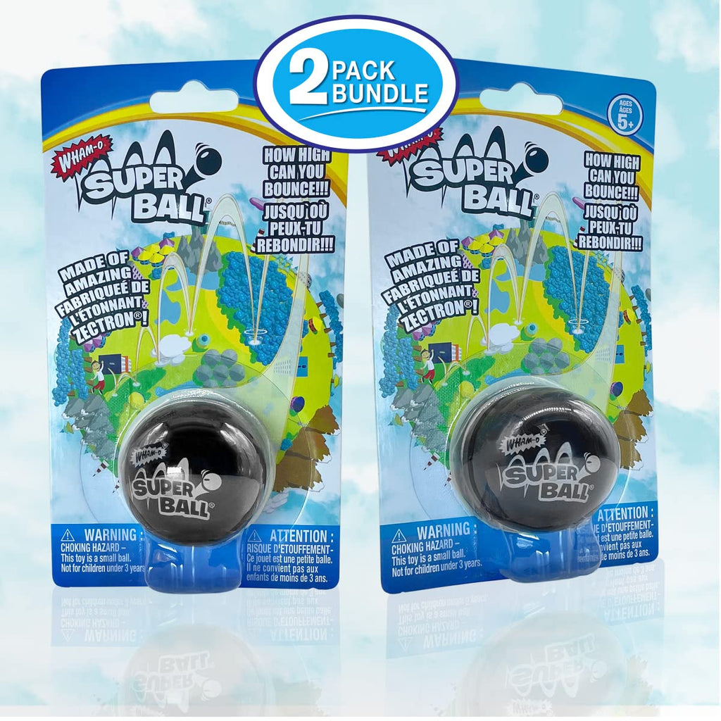 Wham-O Superball with Zectron – Original High-Bounce Ball for Outdoor Play