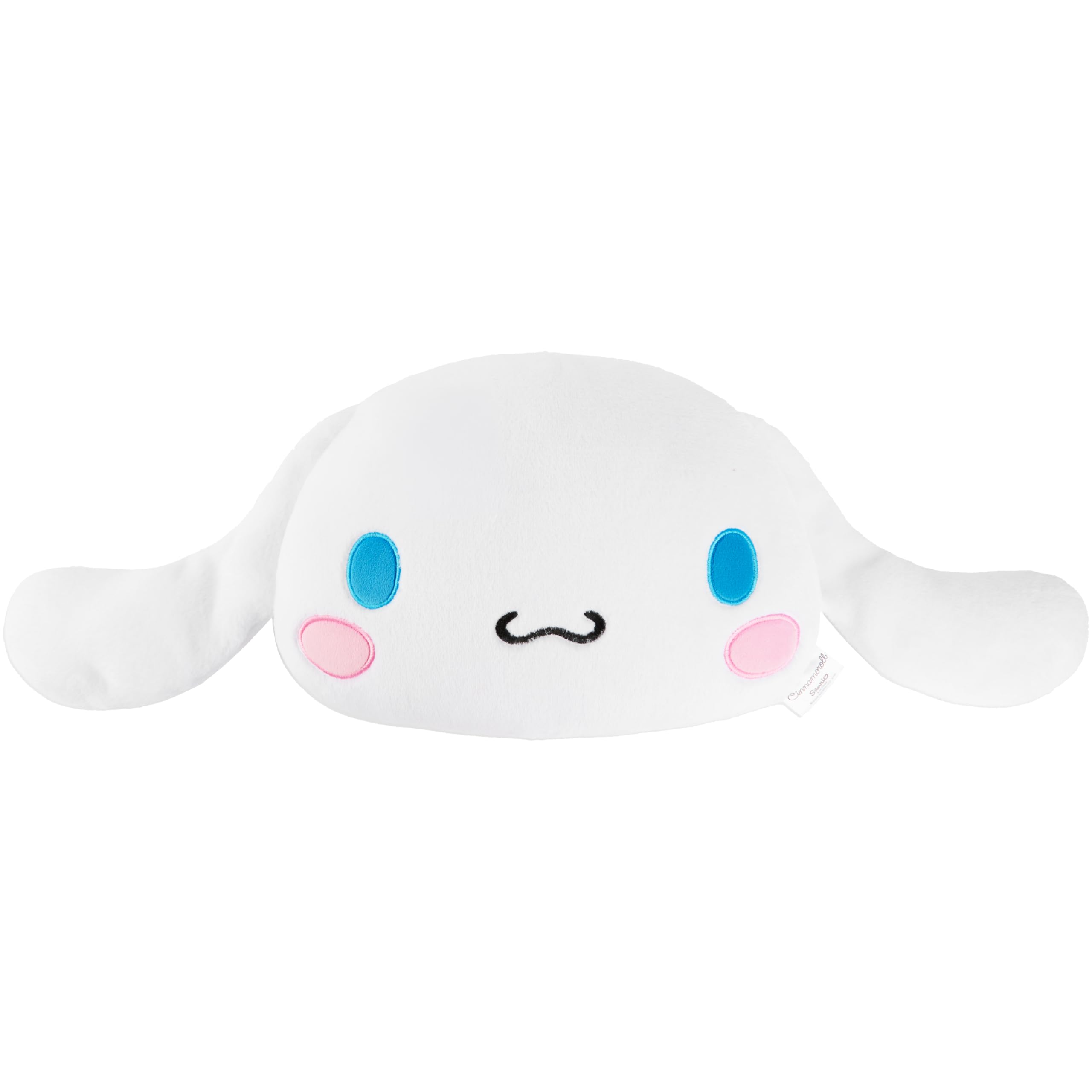 White Cinnamoroll Plush Pillow - Soft Velvet Throw Cushion by Get Trend 15.7x15.4 in
