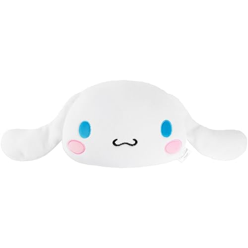 White Cinnamoroll Plush Pillow - Soft Velvet Throw Cushion by Get Trend 15.7x15.4 in