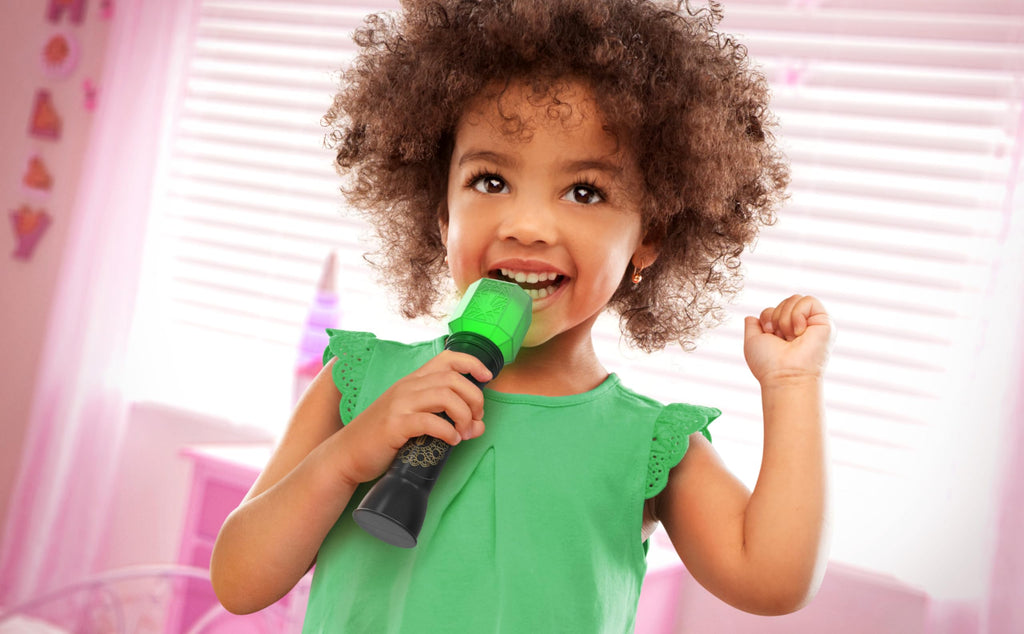 Wicked Sing Along Microphone with Built-in Music and Lights for Toddlers Ages 3+