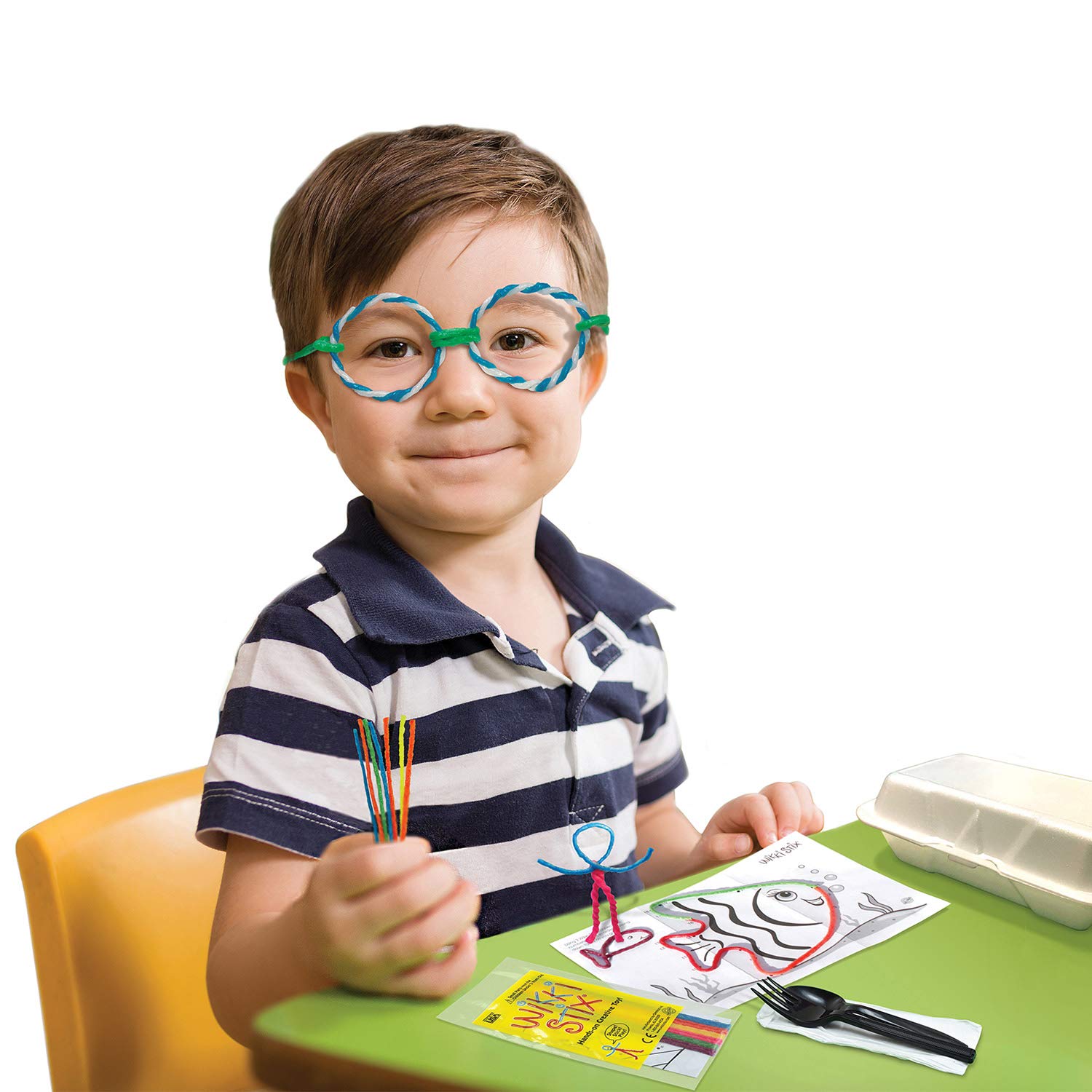Wikki Stix Sea Life Pak: 12 Hands-On Sea Creature Activities with Fun Facts, Reusable & Made in USA