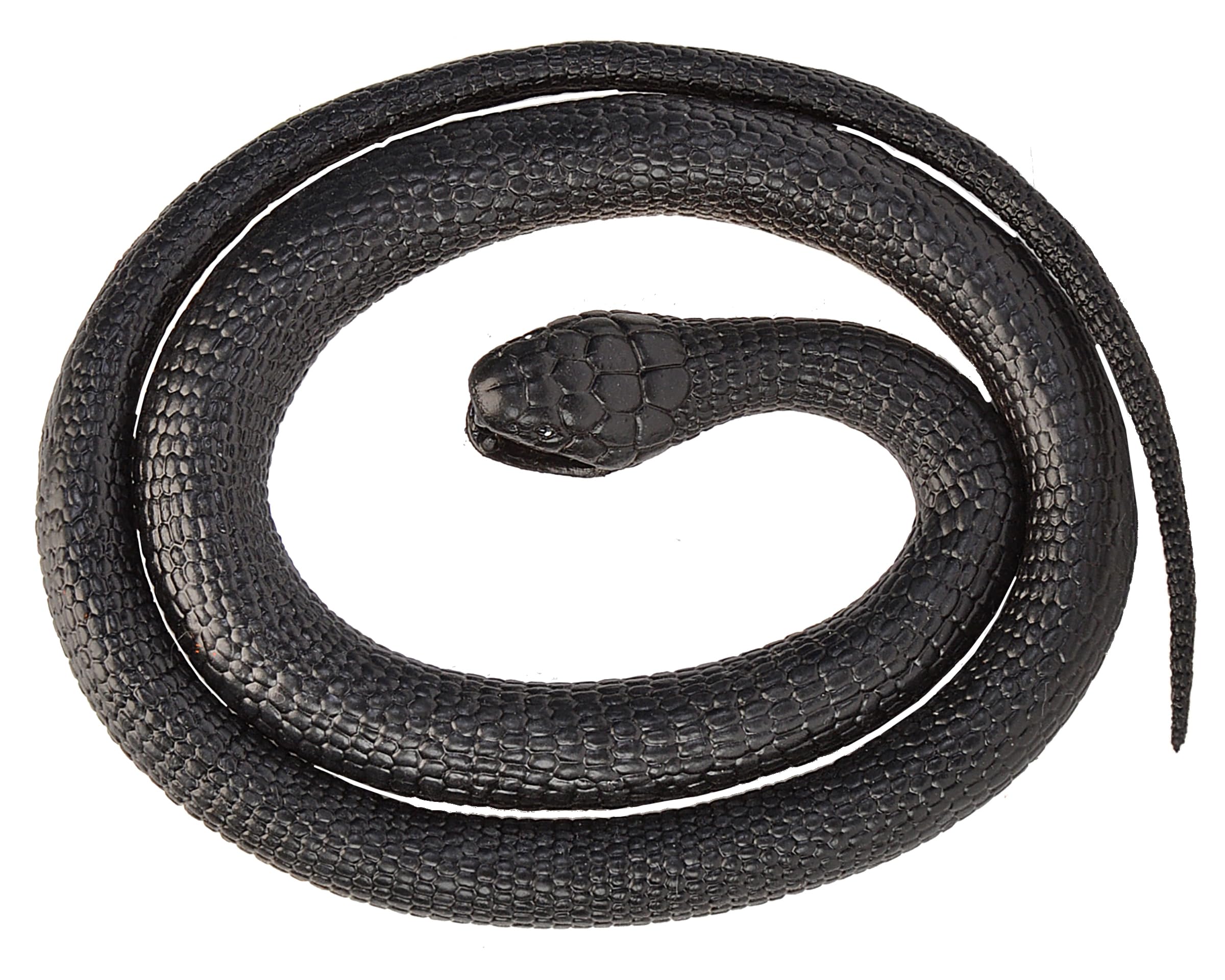 Wild Republic Black Mamba Rubber Snake Toy – 46 Inch Realistic Snake for Kids, Safe & Educational