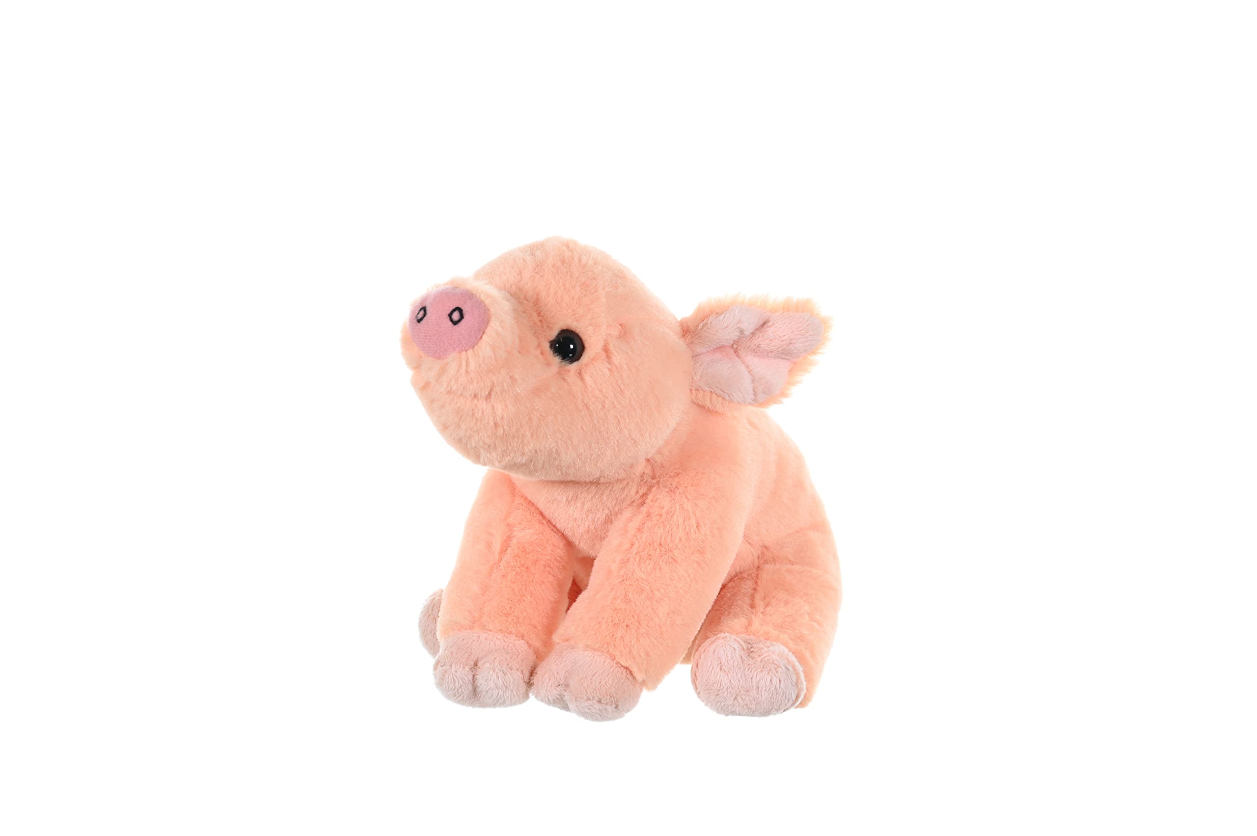 Wild Republic Cuddlekins Mini Baby Pig Plush, 8 Inches, Soft Pink Fur Stuffed Animal