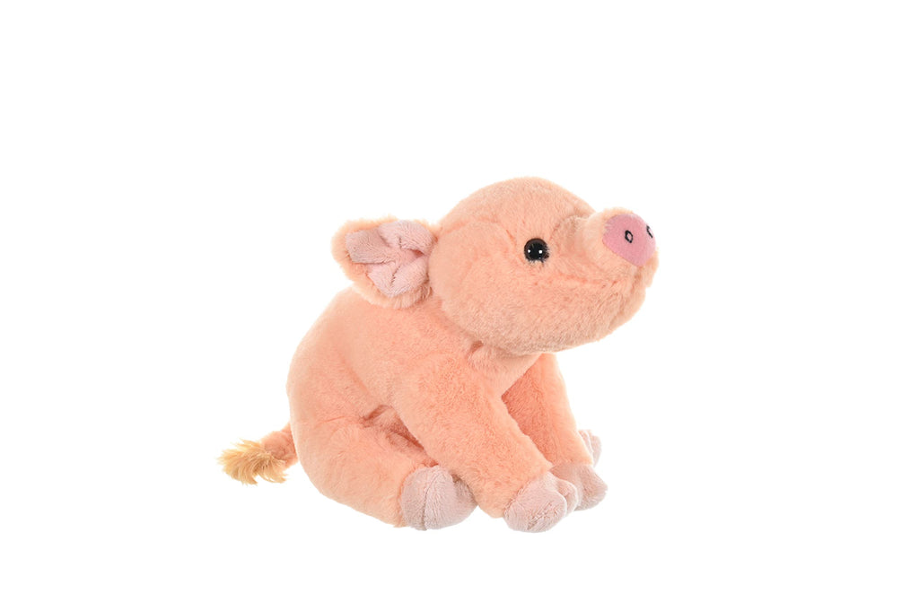 Wild Republic Cuddlekins Mini Baby Pig Plush, 8 Inches, Soft Pink Fur Stuffed Animal