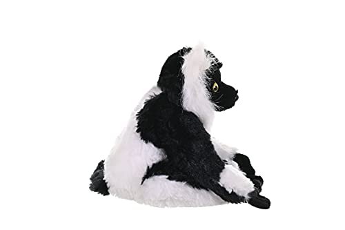 Wild Republic Cuddlekins Mini Black and White Lemur Plush - 8 Inch Stuffed Animal Made from Recycled Water Bottles