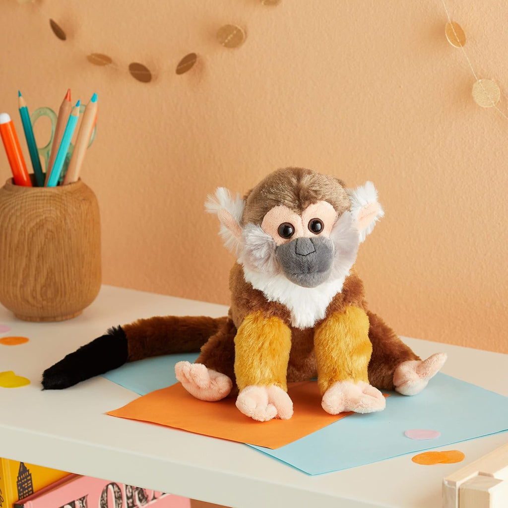 Wild Republic Cuddlekins Squirrel Monkey Plush - 8 Inch Stuffed Animal Toy for Kids
