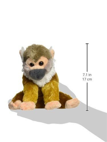 Wild Republic Cuddlekins Squirrel Monkey Plush - 8 Inch Stuffed Animal Toy for Kids