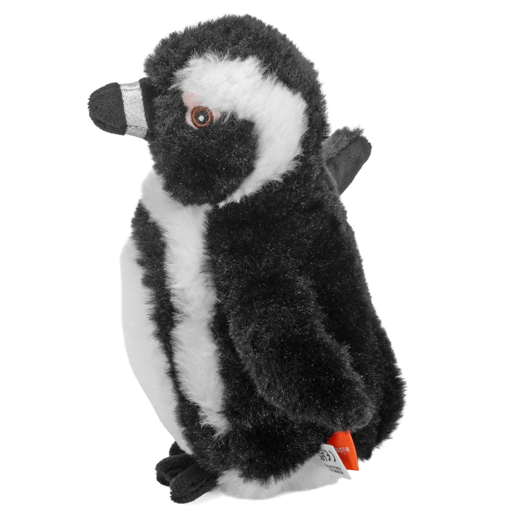 Wild Republic EcoKins Mini Blackfoot Penguin Stuffed Animal – 8-Inch Eco-Friendly Plush Toy Made from 7 Recycled Water Bottles