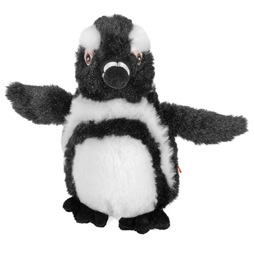 Wild Republic EcoKins Mini Blackfoot Penguin Stuffed Animal – 8-Inch Eco-Friendly Plush Toy Made from 7 Recycled Water Bottles