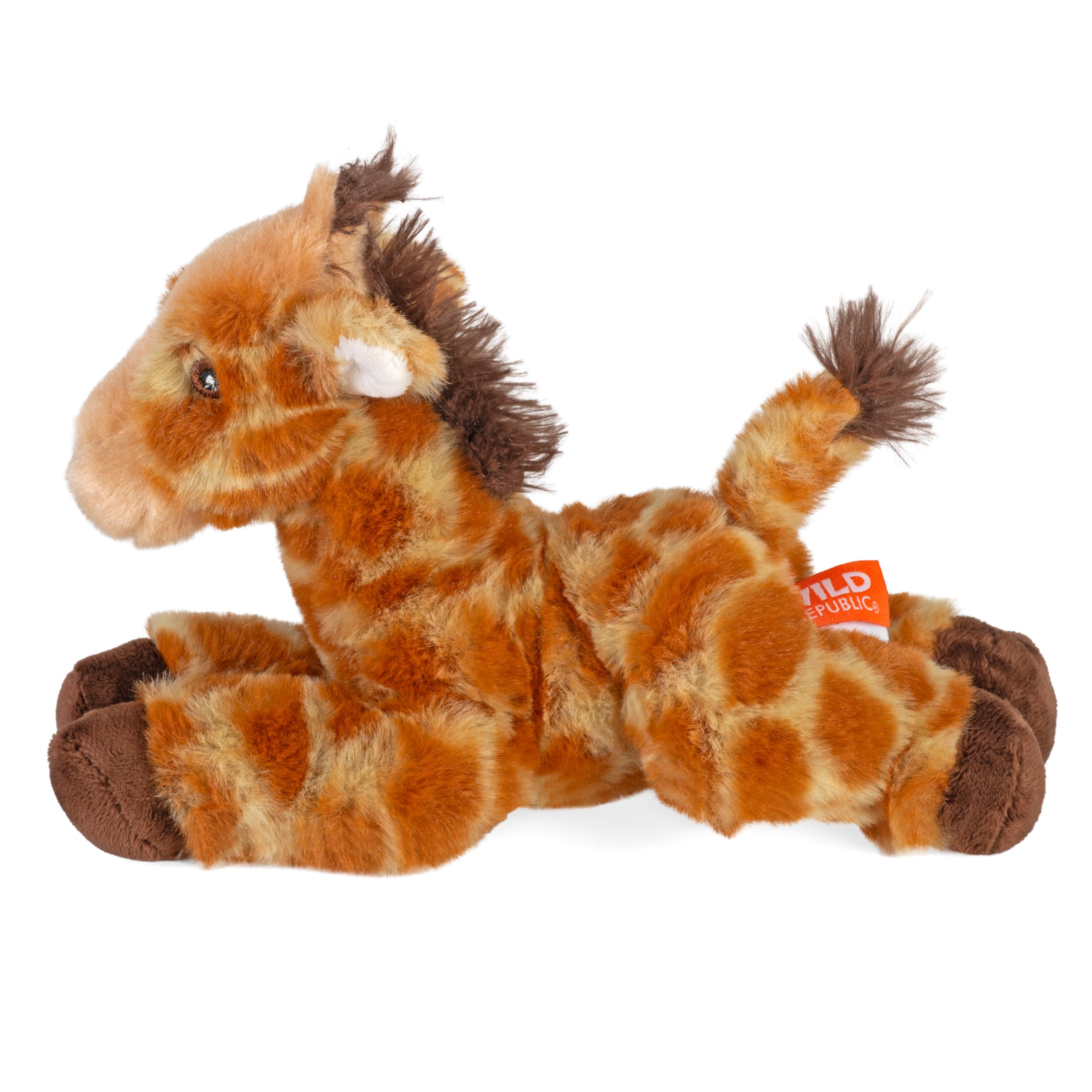 Wild Republic EcoKins Mini Giraffe Stuffed Animal – 8 Inch Eco-Friendly Plush Toy Made from 7 Recycled Water Bottles