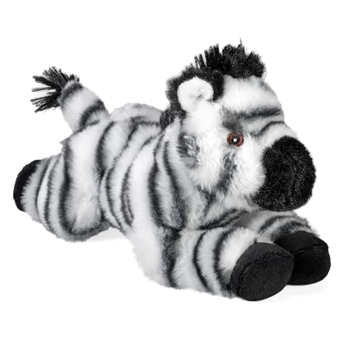 Wild Republic EcoKins Mini Zebra Stuffed Animal 8 Inch – Eco-Friendly Plush from Recycled Bottles