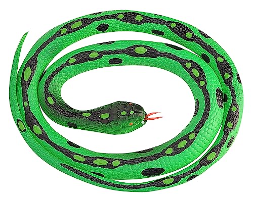 Wild Republic Garter Rubber Snake Toy – 46-Inch Safe & Educational Toy for Kids