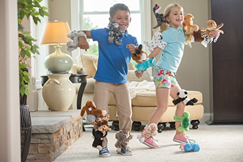Wild Republic Huggers Squirrel Monkey Plush – 8-Inch Slap Bracelet Stuffed Animal