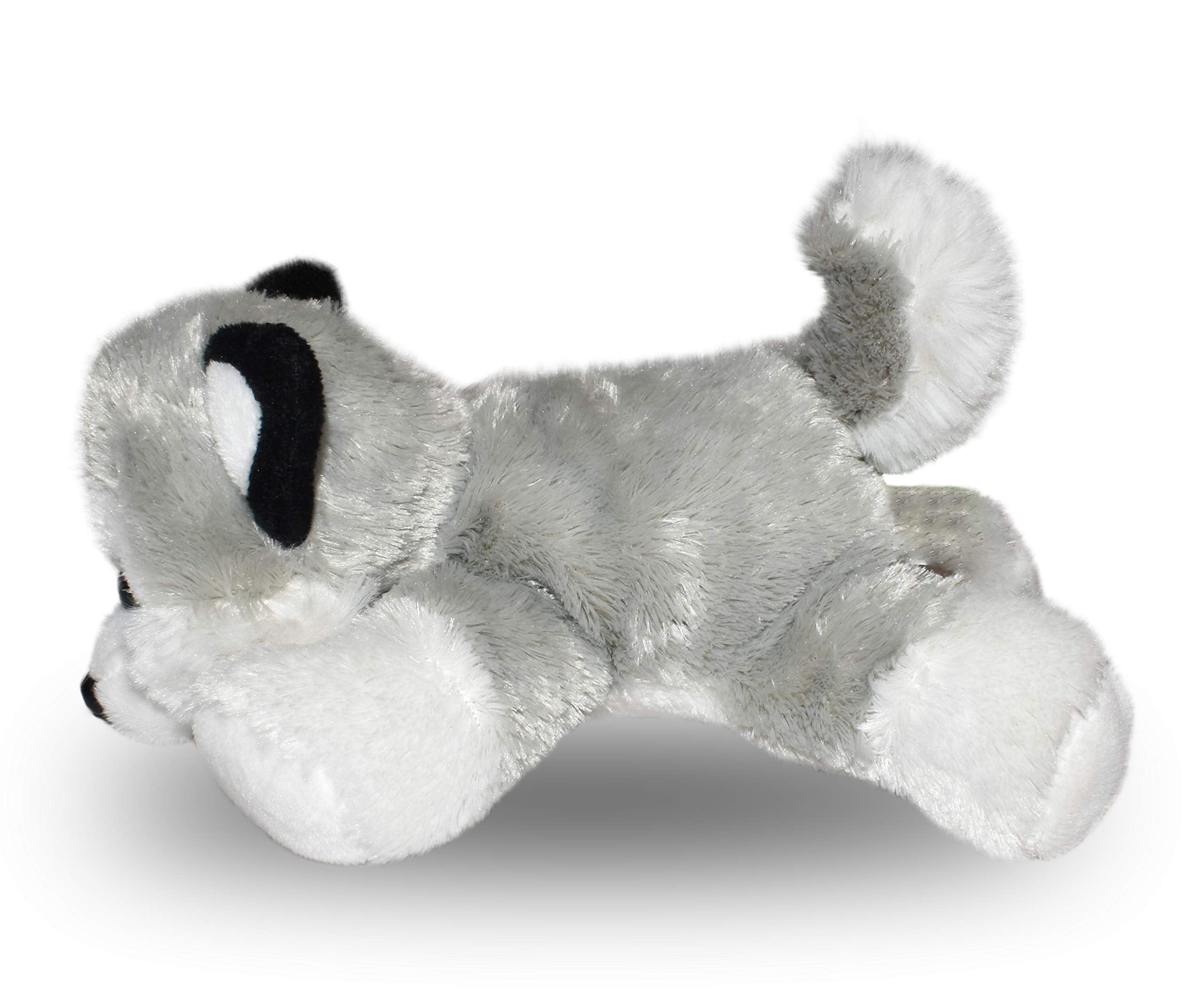 Wild Republic Husky Plush Toy – 7-Inch Stuffed Animal with Blue Eyes, Surface-Washable