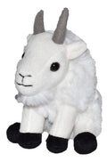 Wild Republic Mountain Goat Plush, Pocketkins 5" Stuffed Animal Toy for Kids