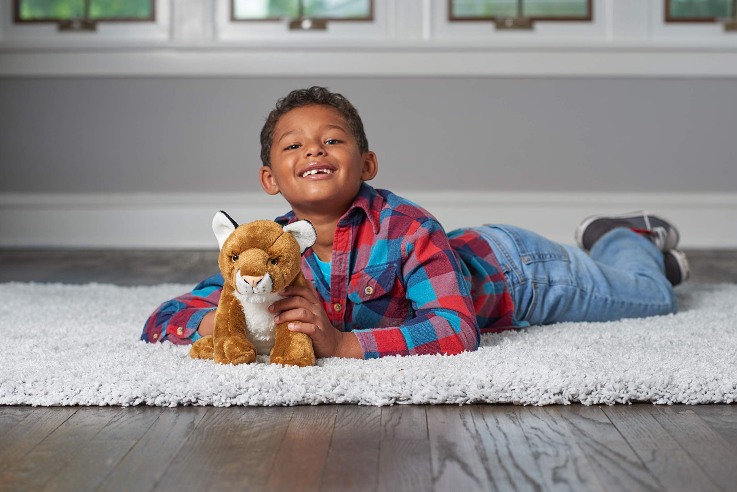 Wild Republic Mountain Lion Plush – 8-Inch Cuddlekins Stuffed Animal for Kids