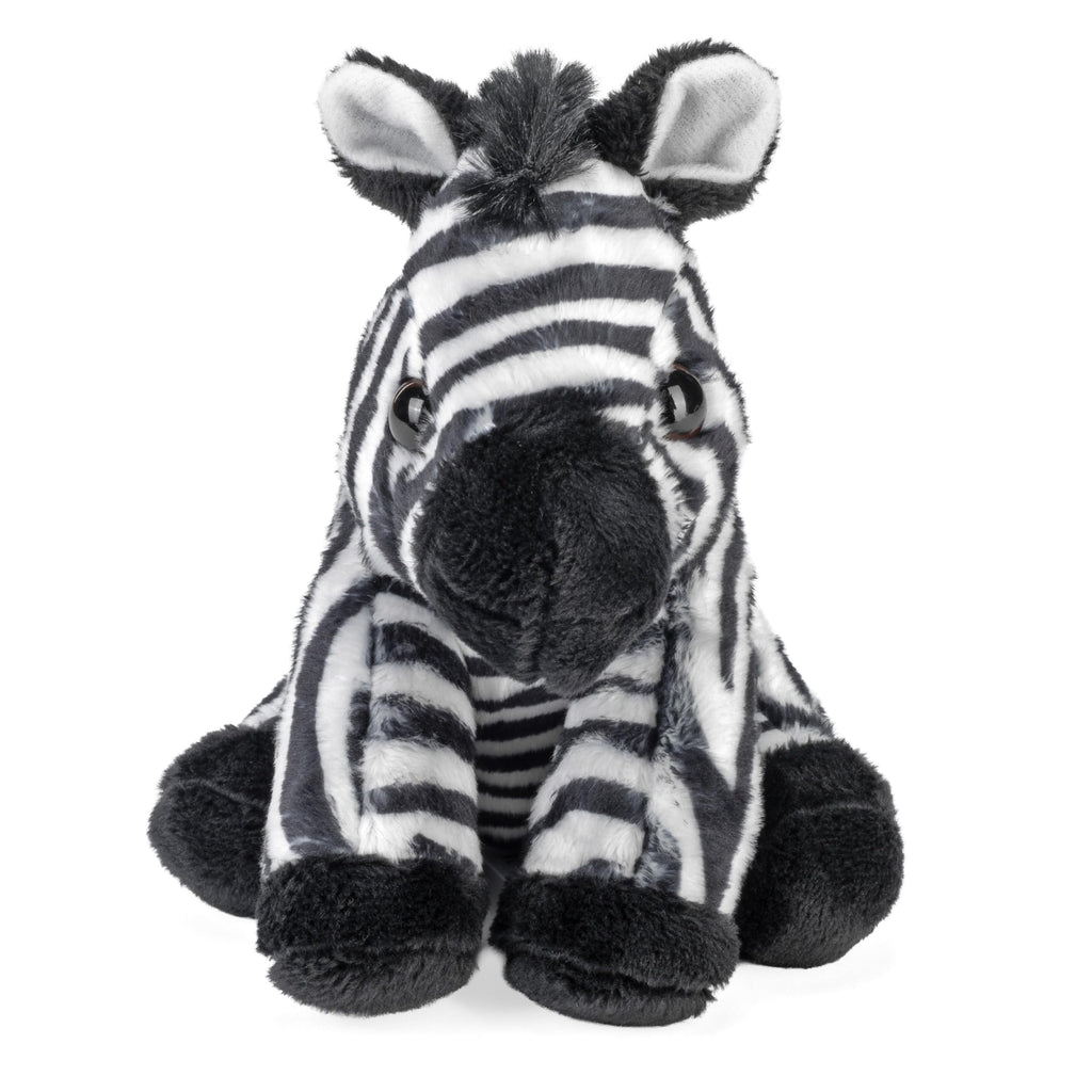 Wild Republic Pocketkins Eco Zebra – 5-Inch Recycled Plush Toy, Eco-Friendly Stuffed Animal