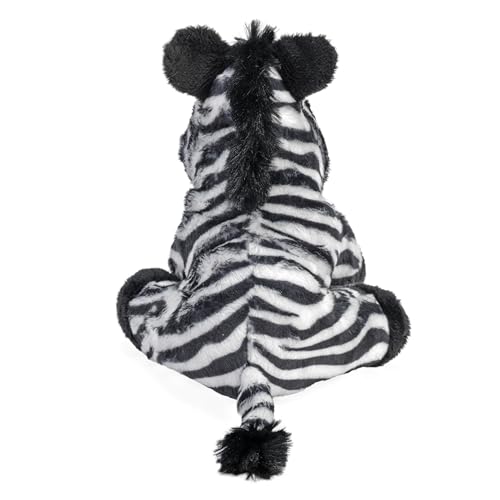 Wild Republic Pocketkins Eco Zebra – 5-Inch Recycled Plush Toy, Eco-Friendly Stuffed Animal