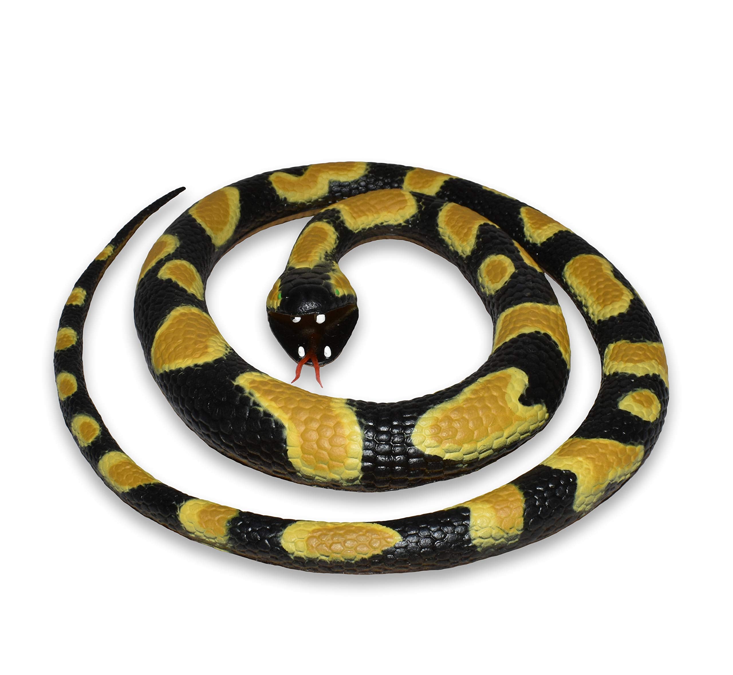 Wild Republic Rubber Ball Python Toy - 26 Inch Realistic Snake, Phthalate-Free, Safe for Kids