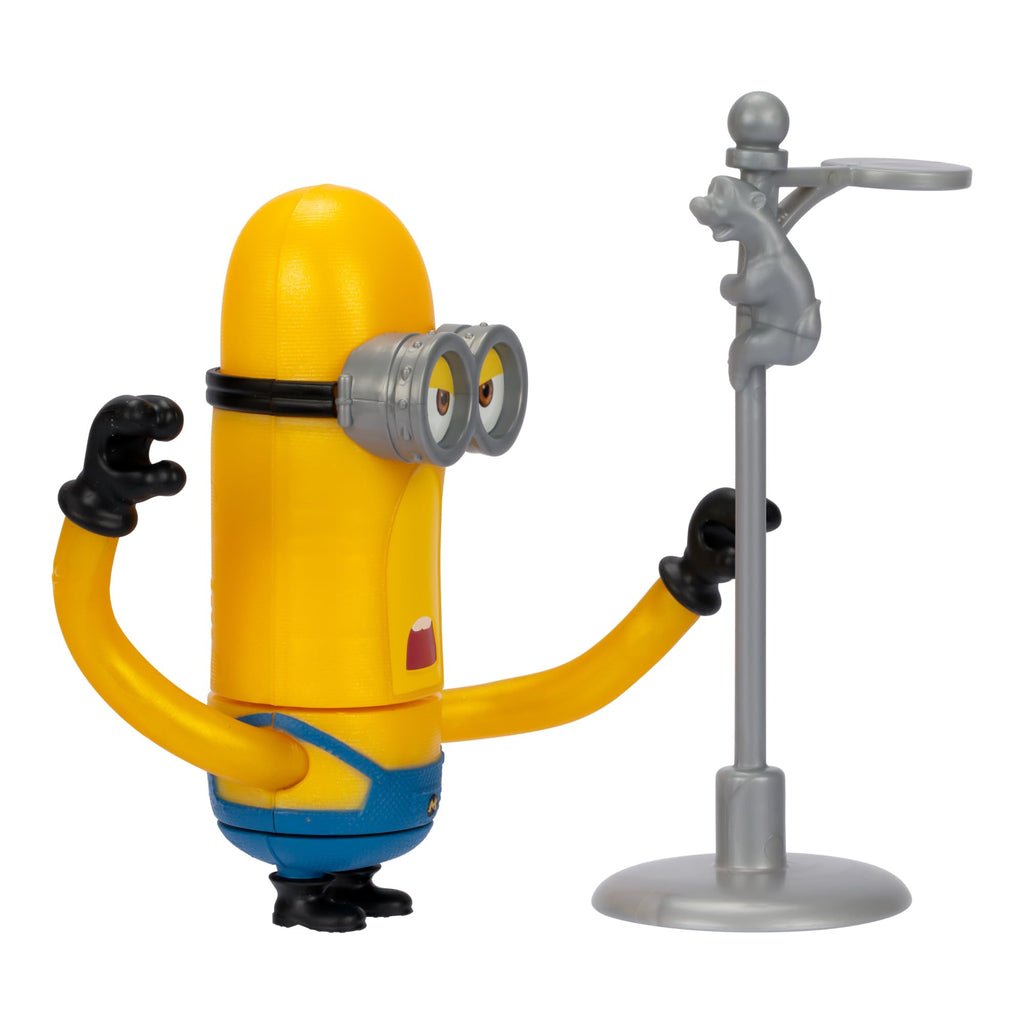 Wild Spinning Mega Tim Action Figure from Despicable Me 4 – Press Down to Spin and Knock Down