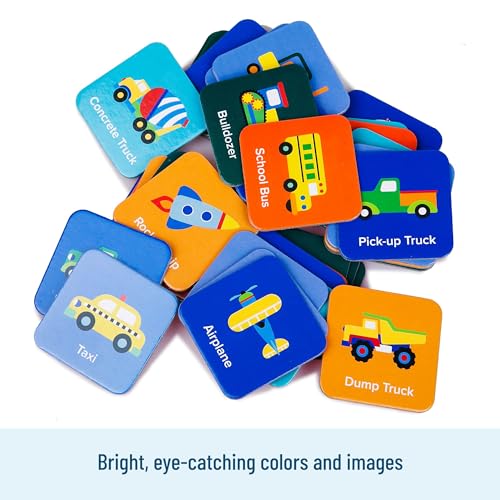 Wildkin Memory Matching Game – 18 Transportation Pairs for Toddlers & Preschoolers