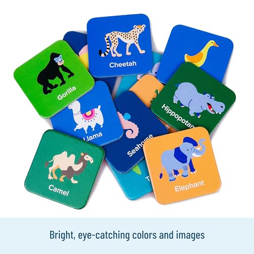 Wildkin Memory Matching Game – 36 Animal Cards for Kids Ages 3+