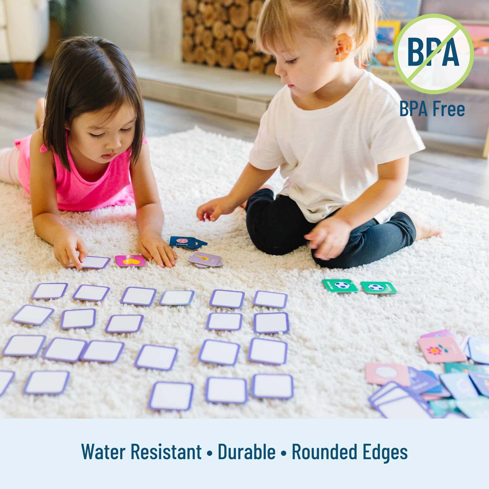 Wildkin Memory Matching Game – 72 Durable Cards for Toddlers & Preschoolers