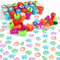 WILLBOND 40-Piece Winter Stamp Set – Self-Inking Snowflake, Snowman & Holiday Designs