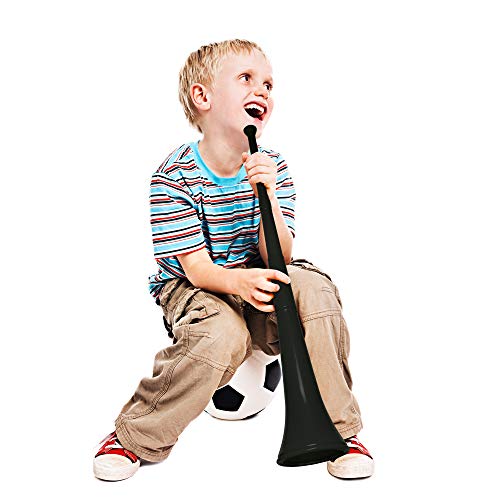 Windy City Novelties 28-Inch Black Collapsible Stadium Horn – Reusable Noisemaker for Sports Fans