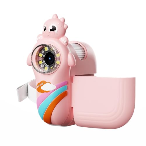 WINWEND Kids Digital Microscope 2-Inch 1000X Zoom, Handheld Camera, Pink – Educational Gift for Ages 3-12