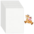 WISYOK 50 Pack Shrinky Plastic Sheets - 8.5 x 5.8 inch Frosted PVC Film for DIY Keychains Crafts