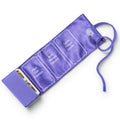 Witchy Cauldron Lavender Velvet Tarot Wrap – 2-in-1 Reading Cloth and Storage Pouch with 3 Spread Guides