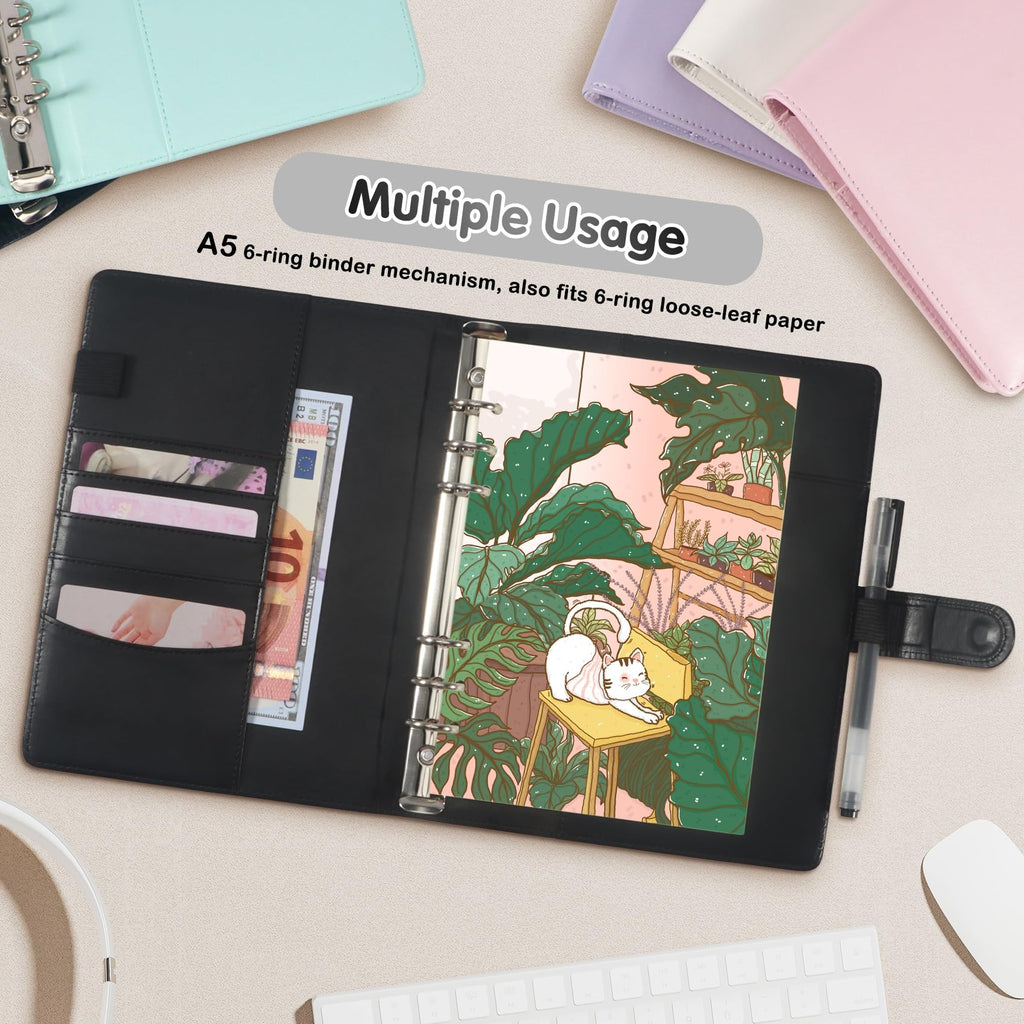 WITHYU A5 Photocard Binder – PU Leather 240-Card Album with Magnetic Closure