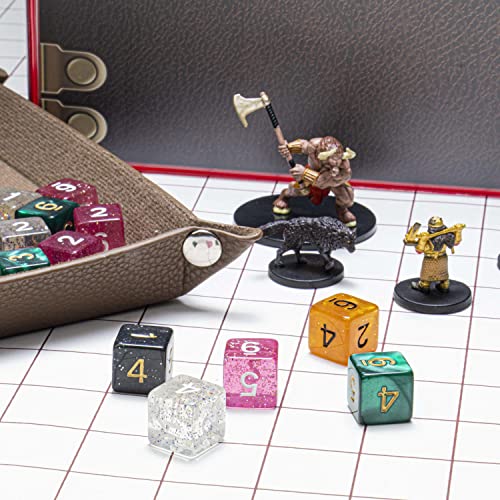 Wiz Dice Bulk D6 Pack – 25 Random-Color Polyhedral Dice for RPGs
