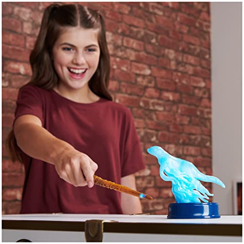 Wizarding World Harry Potter Hermione Granger Patronus Spell Wand with Otter Figure, Lights and Sounds, Kids Toys Ages 6+