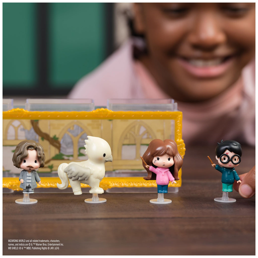 Wizarding World Harry Potter Micro Magical Moments Prisoner of Azkaban Rescue Set – 4 Mini Figures and Stackable Display Case