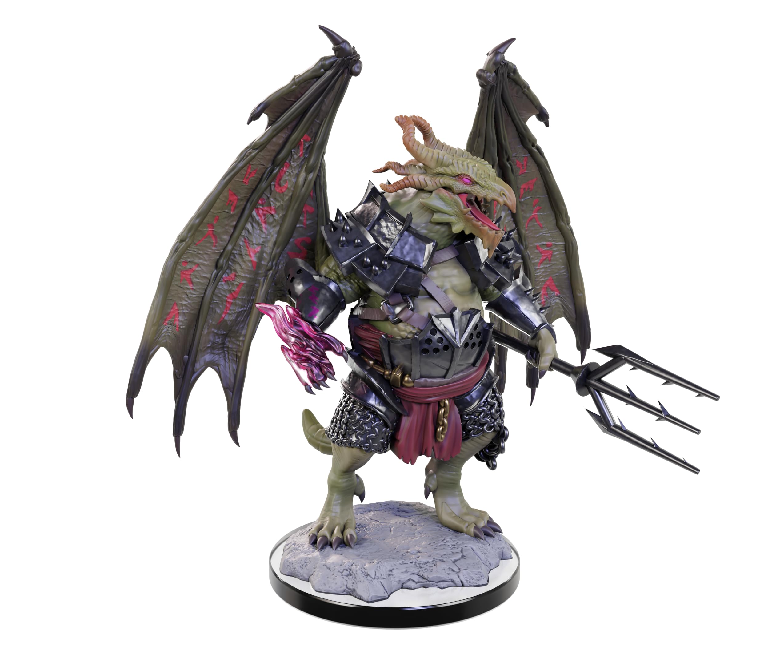 WizKids D&D Nolzur's Marvelous Miniatures: Draconian Foot Soldier & Mage Unpainted Set